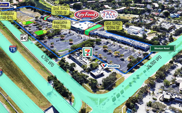 Pictures of Retail, Land, Restaurant property located at 15984 W State Rd 84, Sunrise, FL 33326 for lease - image #1