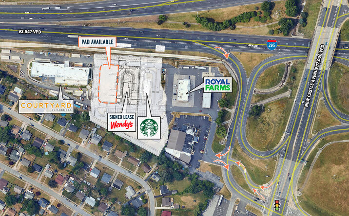 Pictures of Retail property located at 2160 New Castle Ave, New Castle, DE 19720 for lease - image #1