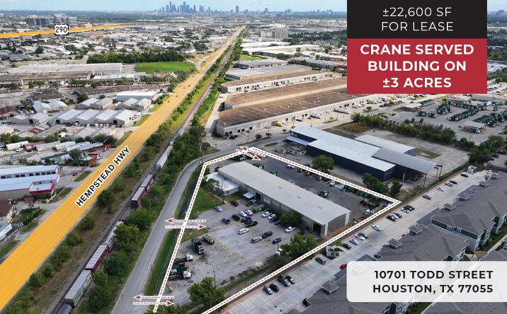 Pictures of Industrial property located at 10701 Todd St., Houston, TX 77055 for lease - image #1