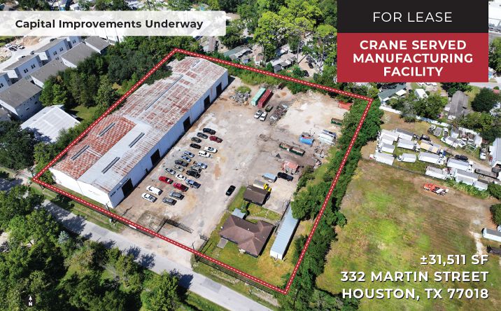 Pictures of Industrial property located at 332 Martin St., Houston, TX 77018 for lease - image #1