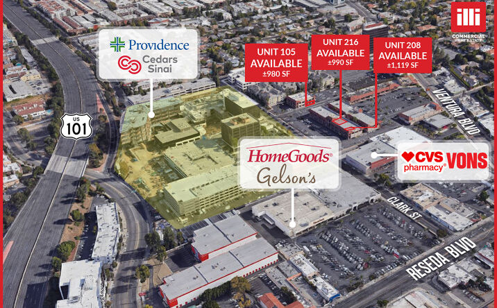 Pictures of Retail, Office property located at 18344 Clark St, Los Angeles, CA 91356 for lease - image #1