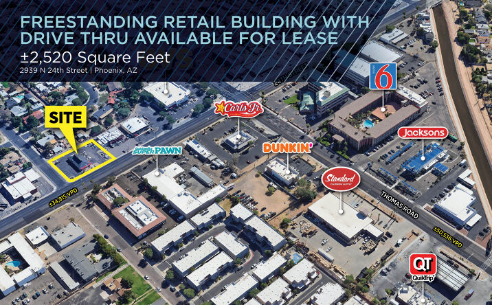Pictures of Retail property located at 2939 N 24th St, Phoenix, AZ 85016 for lease - image #1