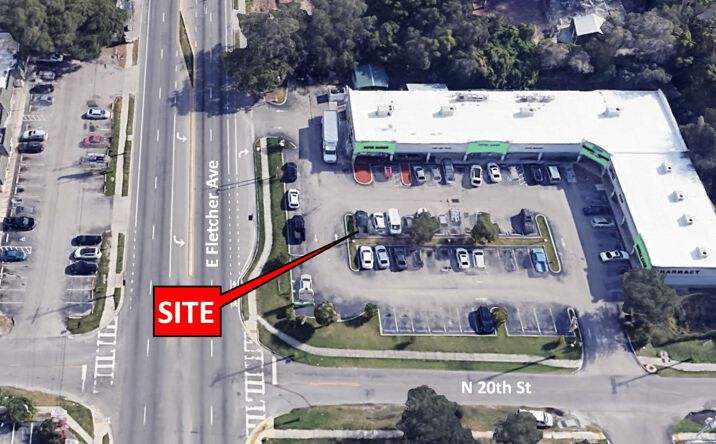 Pictures of Retail property located at 2001 E Fletcher Ave, Tampa, FL 33612 for lease - image #1