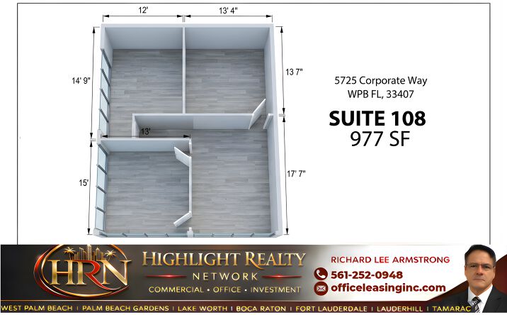 Pictures of Office property located at 5725 Corporate Way, West Palm Beach, FL 33407 for lease - image #1