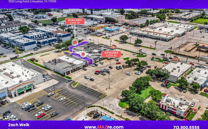 Pictures of Retail property located at 7922 Long Point Rd, Houston, TX 77055 for lease - image #1