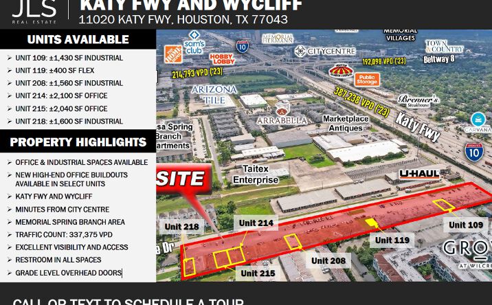 Pictures of Industrial property located at 11020 Katy Fwy, Houston, TX 77043 for lease - image #1