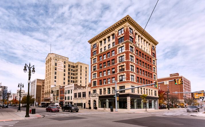 Pictures of Office property located at 1300 Broadway St, Detroit, MI 48226 for lease - image #1