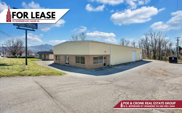 Pictures of Retail, Office, Industrial property located at 117 Goodwin Ave, Salem, VA 24153 for lease - image #1