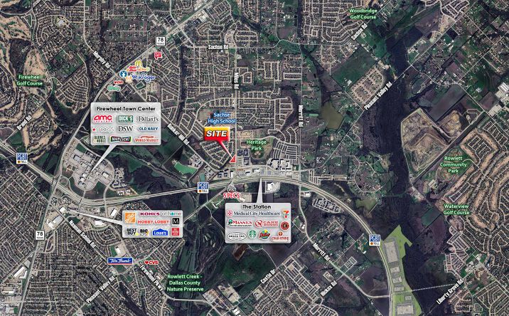 Pictures of Retail property located at NWQ Miles Rd & Bunker Hill Rd, Sachse, TX 75048 for lease - image #1
