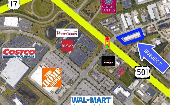 Pictures of Retail, Office, Industrial property located at 600 Seaboard St, Myrtle Beach, SC 29577 for lease - image #1