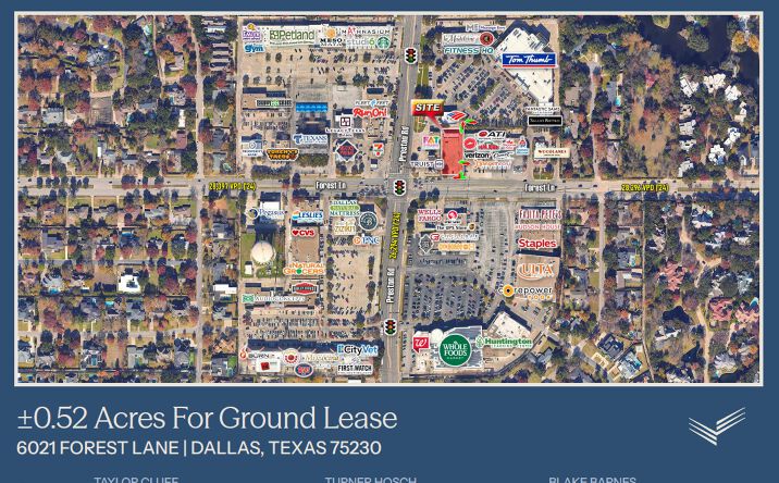 Pictures of Retail, Land property located at 6021 Forest Ln, Dallas, TX 75230 for lease - image #1