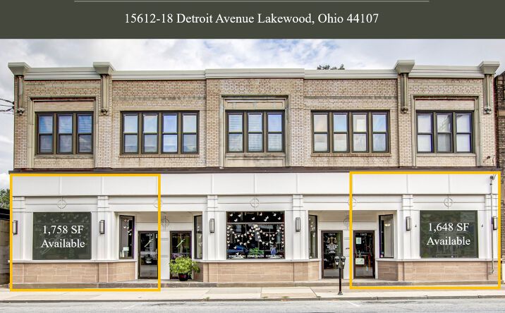 Pictures of Retail property located at 15612 Detroit Ave, Lakewood, OH 44107 for lease - image #1