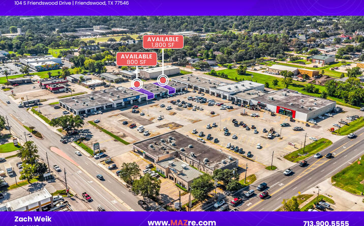Pictures of Retail property located at 104 S Friendswood Dr, Friendswood, TX 77546 for lease - image #1