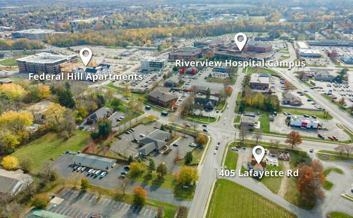 Pictures of Retail, Office, Restaurant property located at 405 Lafayette Rd, Noblesville, IN 46060 for lease - image #1