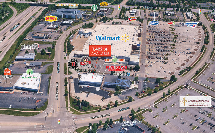 Pictures of Retail property located at 4055 Northpoint Blvd, Waukegan, IL 60085 for lease - image #1