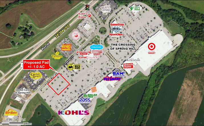 Pictures of Land property located at 1020 Crossings Blvd, Spring Hill, TN 37174 for lease - image #1