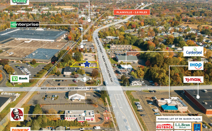 Pictures of Retail, Land property located at 934 Queen St, Southington, CT 06489 for lease - image #1
