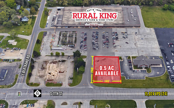 Pictures of Land property located at 2707 S 11th St, Niles, MI 49120 for lease - image #1