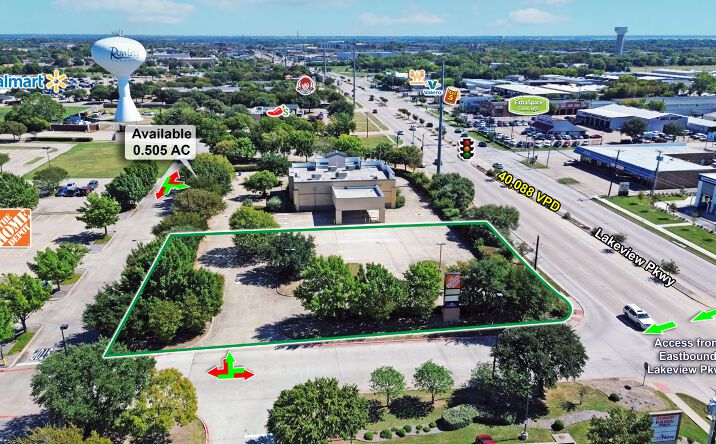 Pictures of Land property located at 2205 Lakeview Pkwy, Rowlett, TX 75088 for lease - image #1