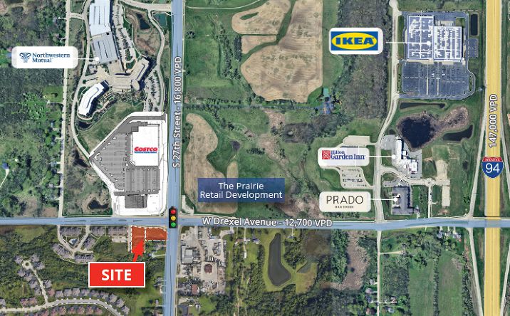 Pictures of Retail, Land property located at S 27th St & W Drexel Ave, Franklin, WI 53154 for lease - image #1