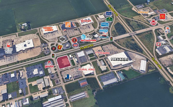 Pictures of Retail, Land property located at 1407 38th St, Peru, IL 61354 for lease - image #1