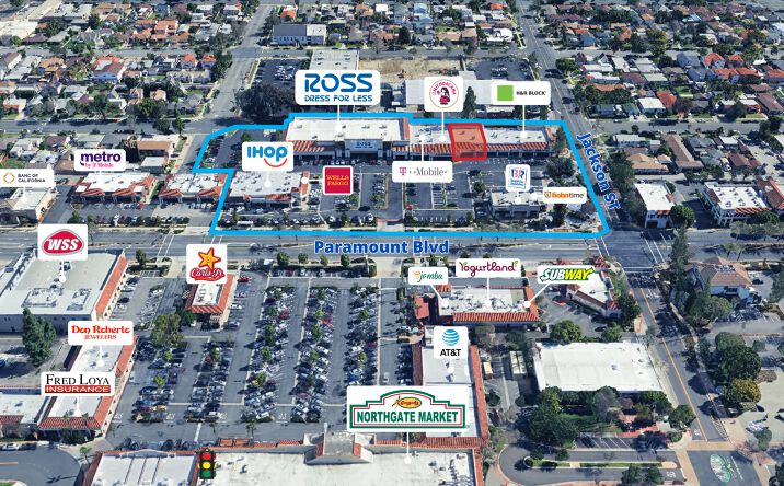 Pictures of Retail property located at 16250 Paramount Blvd, Paramount, CA 90723 for lease - image #1