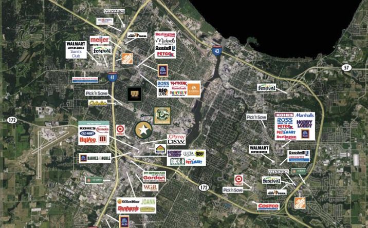 Pictures of Retail, Land property located at 2113-2145 S. Oneida Street, Green Bay, WI 54304 for lease - image #1