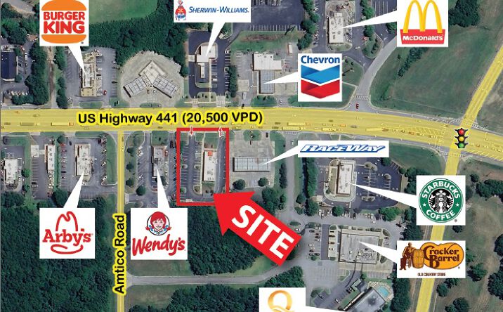 Pictures of Retail, Restaurant property located at 1971 Eatonton Rd, Madison, GA 30650 for lease - image #1
