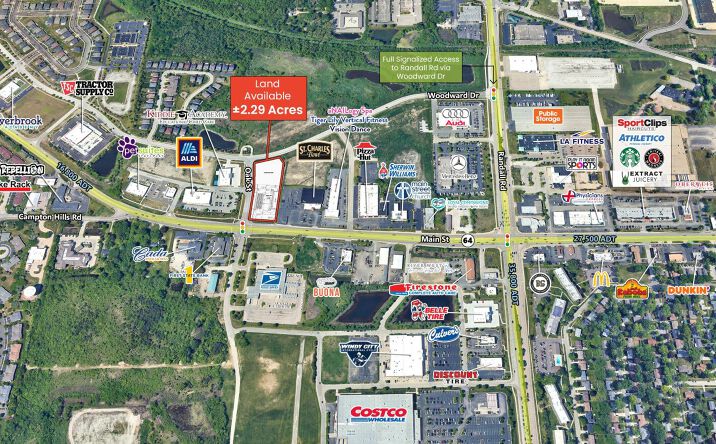 Pictures of Land property located at 2560 W Main St, St. Charles, IL 60175 for lease - image #1