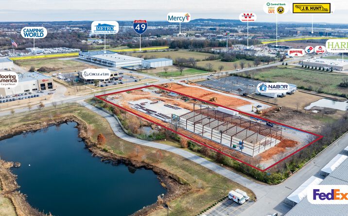 Pictures of Industrial, Office property located at 322 N Goad Springs Rd, Lowell, AR 72745 for lease - image #1
