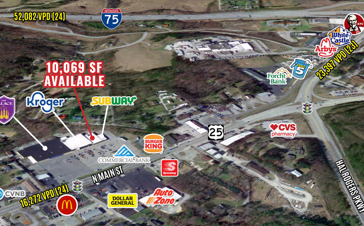Pictures of Retail property located at 1803 N Main St, London, KY 40741 for lease - image #1