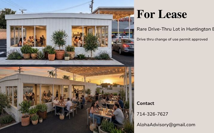 Pictures of Restaurant, Retail, Office property located at 15942 Edwards St, Huntington Beach, CA 92647 for lease - image #1