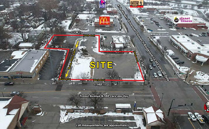 Pictures of Land property located at 1102 E 47th St & 4632 Forest Ave, Kansas City, MO 64110 for lease - image #1