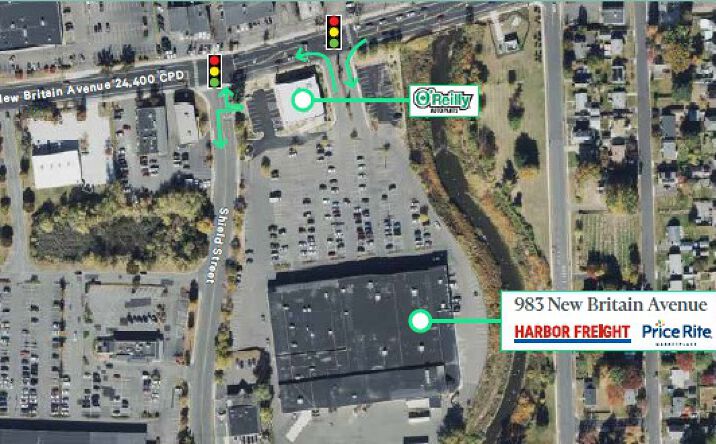 Pictures of Retail property located at 983 New Britain Ave, West Hartford, CT 06110 for lease - image #1