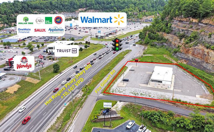Pictures of Retail property located at 60 Fitz Gilbert Rd, Hazard, KY 41701 for lease - image #1