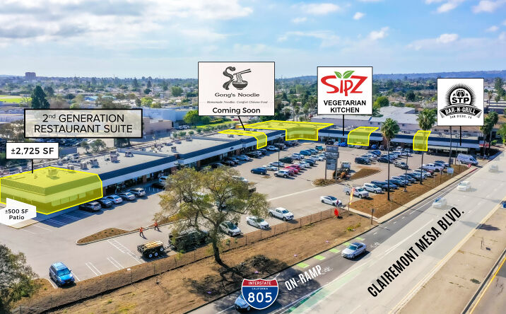 Pictures of Retail, Restaurant property located at 5541 Clairemont Mesa Blvd, San Diego, CA 92117 for lease - image #1