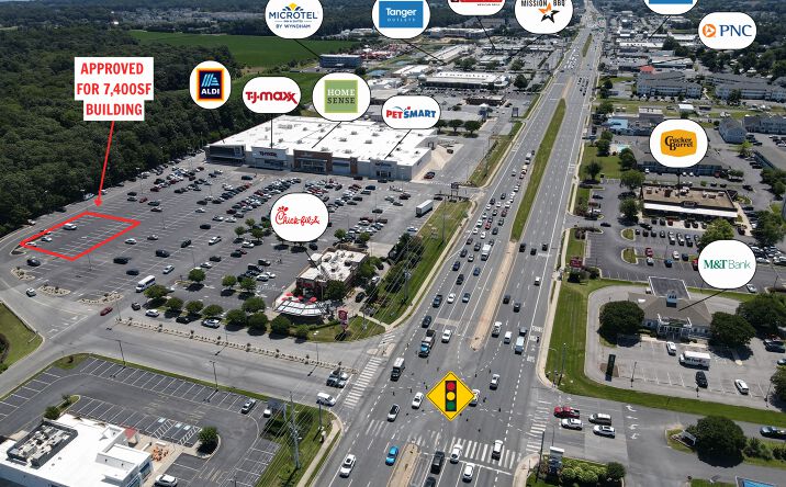 Pictures of Land, Retail, Office property located at 19563 Coastal Hwy, Rehoboth Beach, DE 19971 for lease - image #1