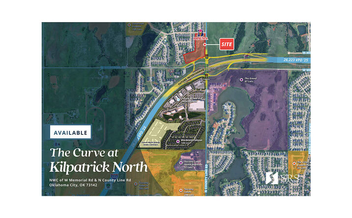 Pictures of Land property located at NWC W Memorial Rd & N County Line Rd, Oklahoma City, OK 73142 for lease - image #1