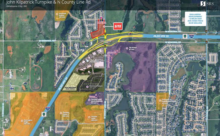 Pictures of Retail, Land property located at NWC of W Memorial Rd, Oklahoma City, OK 73142 for lease - image #1