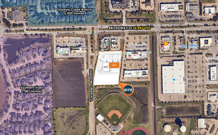 Pictures of Retail property located at 11836 Broadway St, Pearland, TX 77584 for lease - image #1