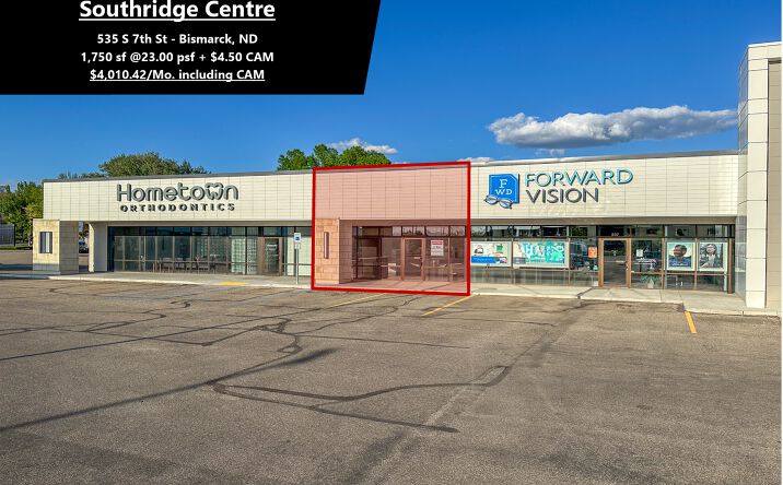 Pictures of Retail, Office property located at 535 S 7th St, Bismarck, ND 58504 for lease - image #1