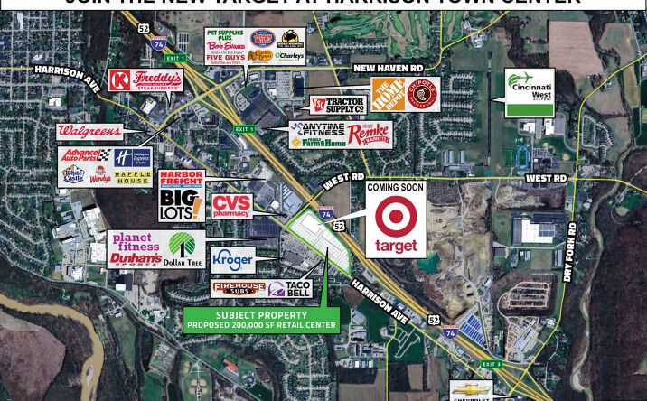 Pictures of Retail, Office, Land, Restaurant property located at 10520 Harrison Ave, Harrison, OH 45030 for lease - image #1