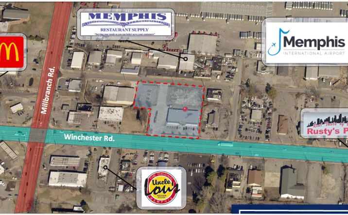 Pictures of Retail, Industrial property located at 1760 Winchester Rd, Memphis, TN 38116 for lease - image #1