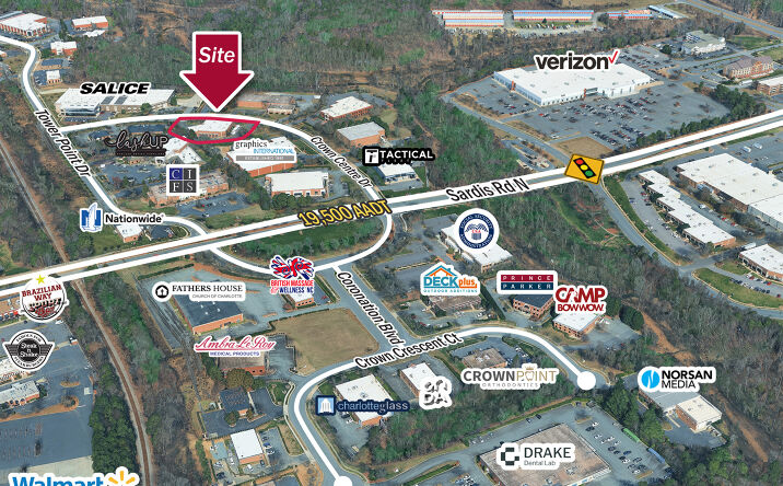 Pictures of Retail, Industrial property located at 2200 Crown Centre Dr, Charlotte, NC 28227 for lease - image #1