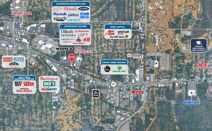 Pictures of Land property located at 2020 Apalachee Pkwy, Tallahassee, FL 32301 for lease - image #1
