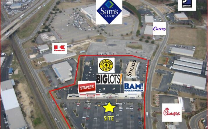 Pictures of Retail property located at 1101 N Berkeley Blvd, Goldsboro, NC 27534 for lease - image #1