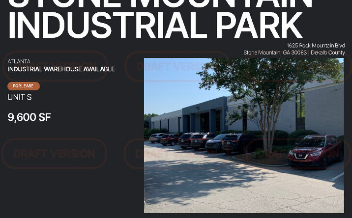 Pictures of Industrial property located at 1625 Rock Mountain Blvd, Stone Mountain, GA 30083 for lease - image #1
