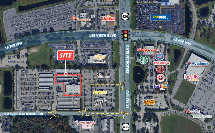Pictures of Retail property located at 5601 Butler National Dr, Orlando, FL 32812 for lease - image #1