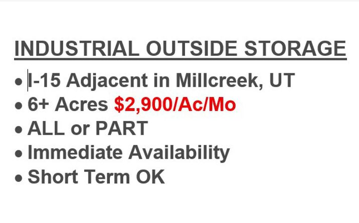 Pictures of Industrial, Land property located at 175 W Central Ave, Salt Lake City, UT 84107 for lease - image #1
