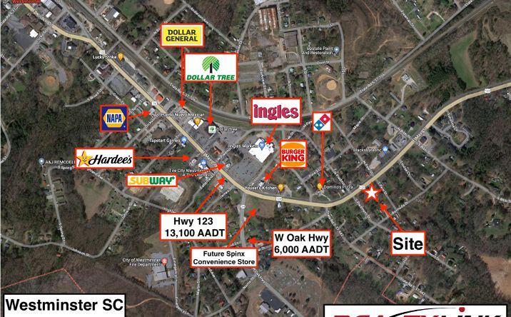Pictures of Retail, Land property located at 0 East Main, Westminster, SC 29693 for lease - image #1